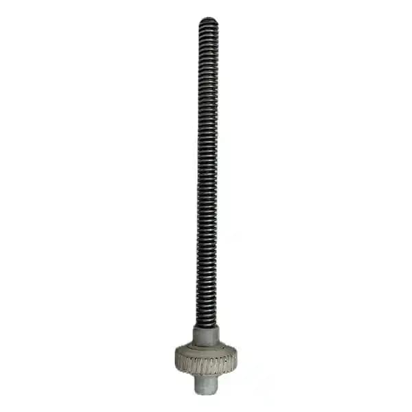 پیچ ماردون و چرخدنده جک برقی قطر چرخ دنده (40) 16.7-15 طول 244 میلیمتر