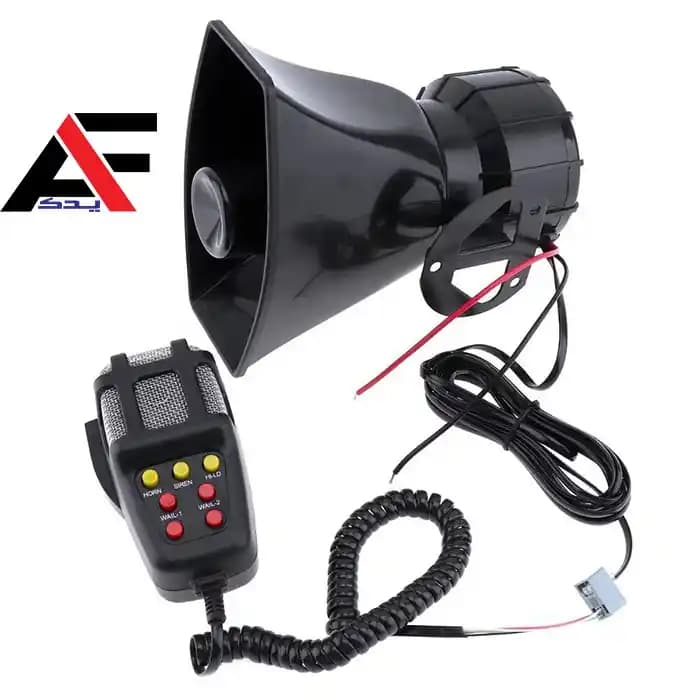 آژیر پلیسی میکروفن دار 100w
