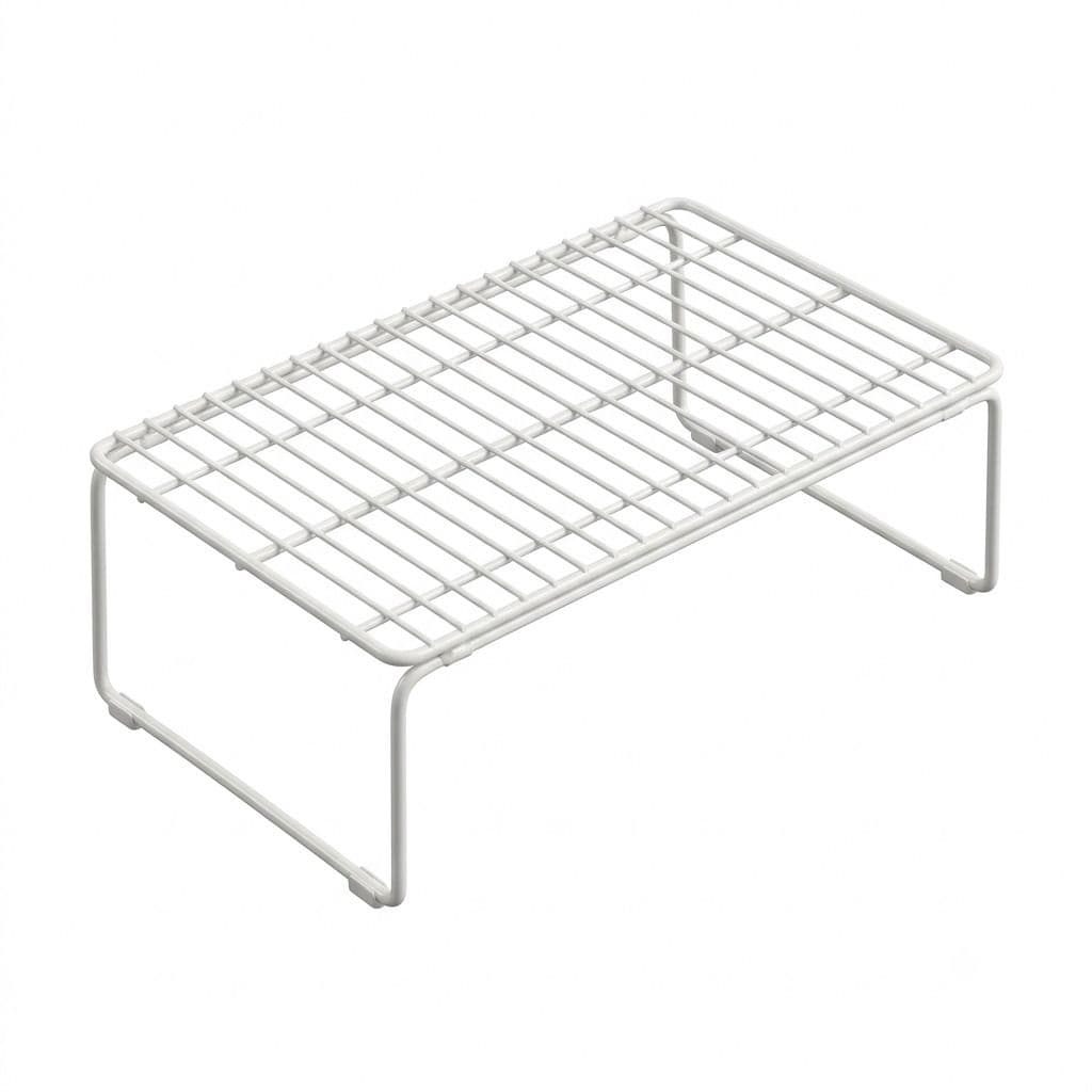 راف داخل کابینت با روکش سفید