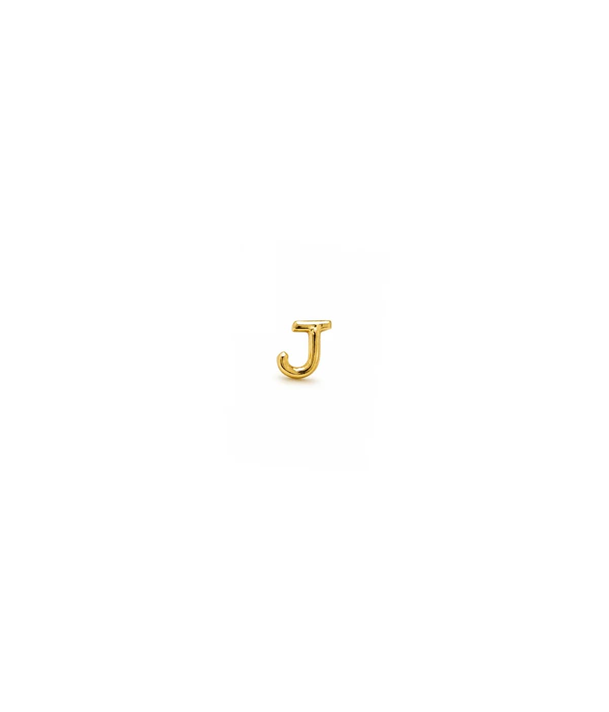 پلاک طلا حروف سه بعدی J