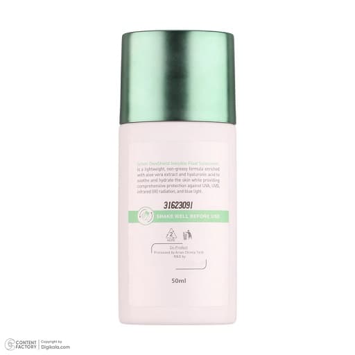 کرم ضد آفتاب بی رنگ فلوئیدی دیووشیلد شون با SPF50 حجم 50 میلی لیتر — تصویر ۶