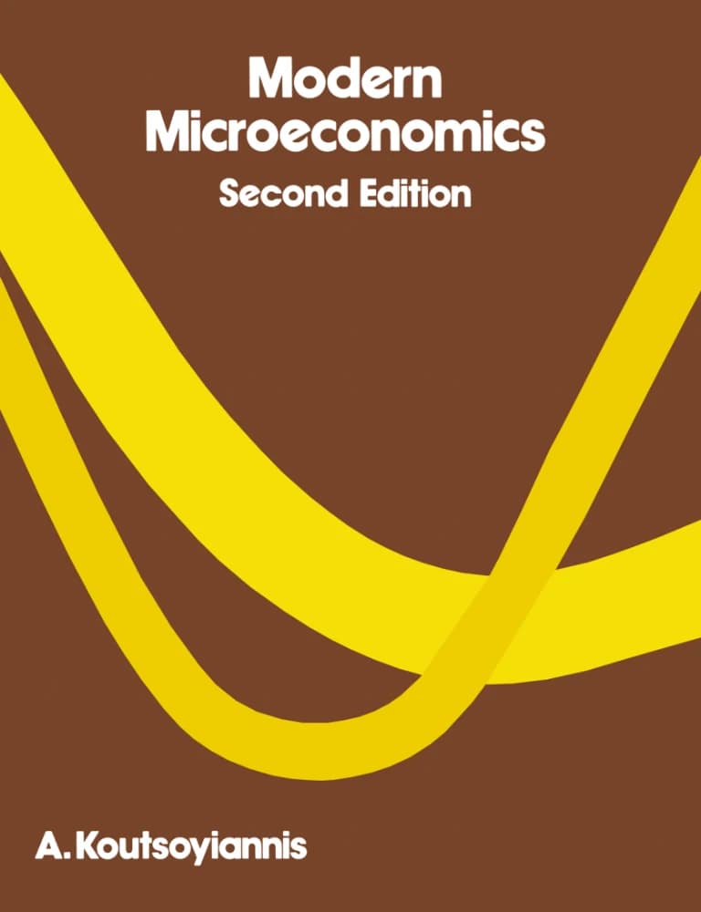کتاب Microeconomics (اقتصاد خرد) نسخه انگلیسی PDF | کوتسویانیس — تصویر ۲