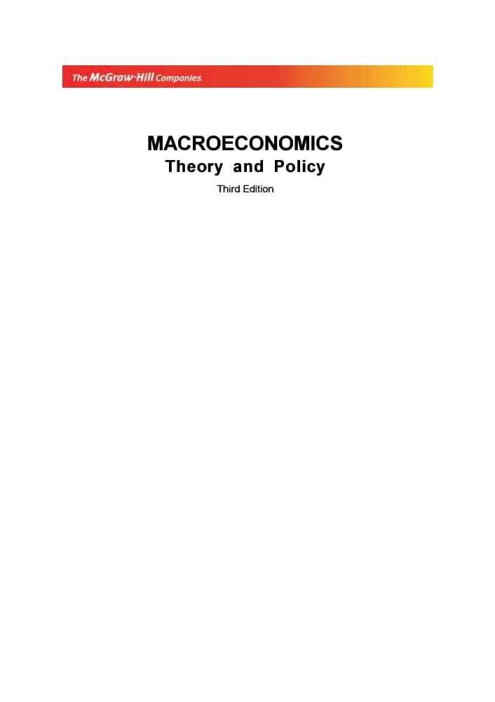 کتاب Macroeconomics (اقتصاد کلان) نسخه انگلیسی PDF | دی. ان. دوویدی