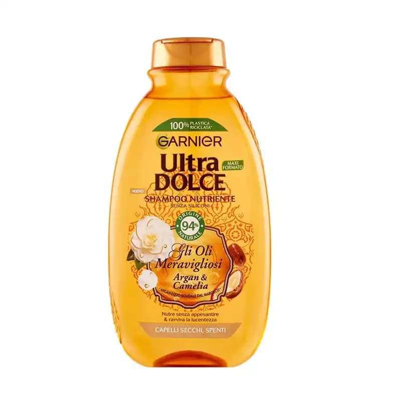 شامپو گارنیر مو های خشک و کدر روغن آرگان و کاملیا 400میل Garnier shampoo for dry and dull hair with argan and camellia oil 400 ml — تصویر ۵