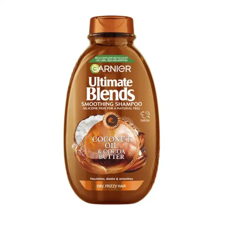 شامپو گارنیر ضد وز,مو خشک روغن نارگیل و کره کاکائو400میل Garnier anti-frizz shampoo, dry hair, coconut oil and cocoa butter, 400 ml — تصویر ۵