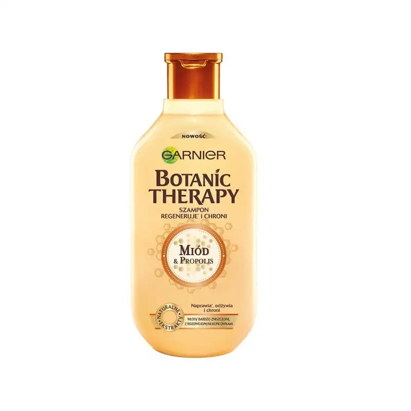 شامپو گارنیر تقویت کننده بوتانیک تراپی عسل برای موهای آسیب دیده400میلGarnier honey botanical strengthening shampoo for damaged hair 400 ml — تصویر ۴