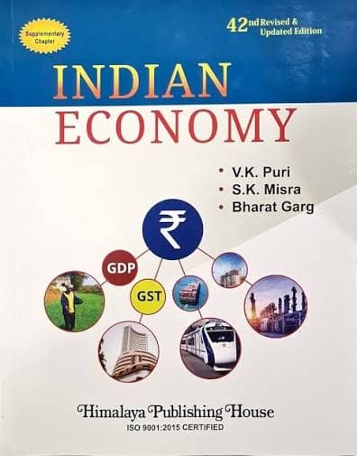 کتاب Indian Economy (اقتصاد هند) نسخه انگلیسی PDF | اس. کی. میسرا (S. K. Misra) و وی. کی. پوری (V. K. Puri)