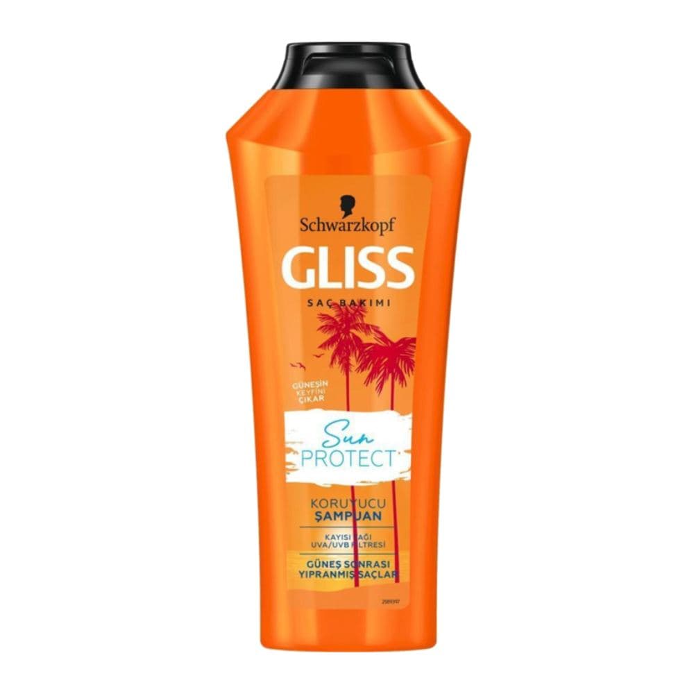 شامپو محافظت کننده مو,موهای آسیب دیده و پژمرده گلیس مدل Sun Protect حجم 500میلProtective shampoo for damaged and faded hair Gliss Sun Protect model, volume 500 ml — تصویر ۳