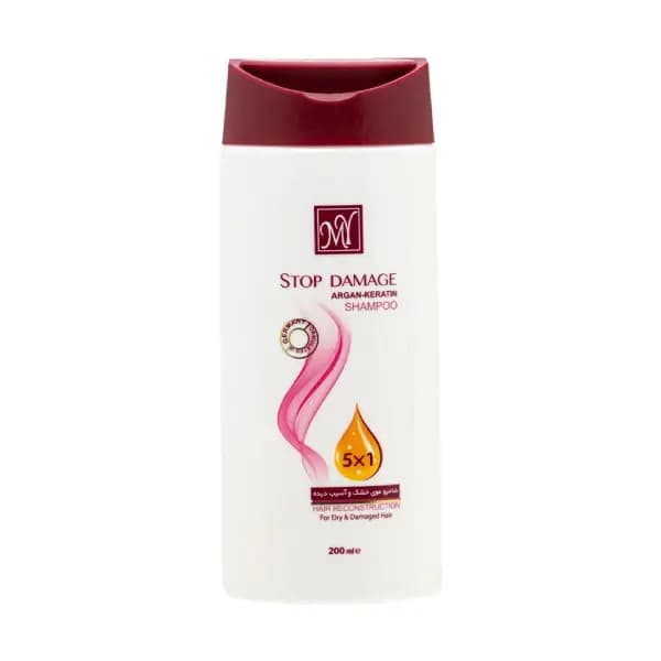 شامپو استاپ دمیج مای مناسب موهای خشک و آسیب دیده 200میلی لیتر My Stop Damage Shampoo For Dry & Damaged Hair 200ml — تصویر ۶
