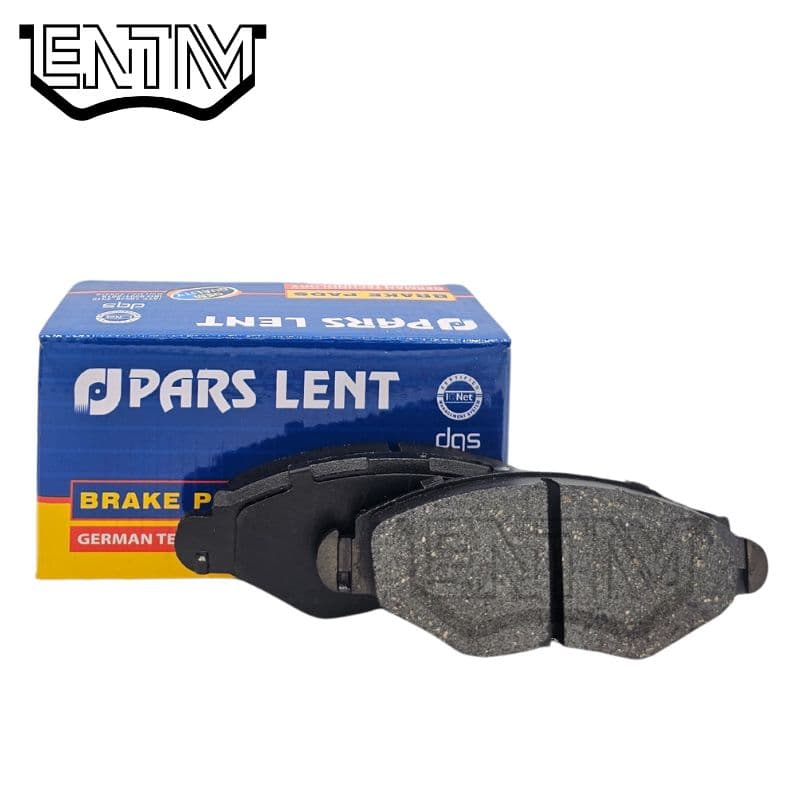 لنت ترمز جلو پژو 206 تیپ 2 1380-1392 برند پارس آبی (PARS)