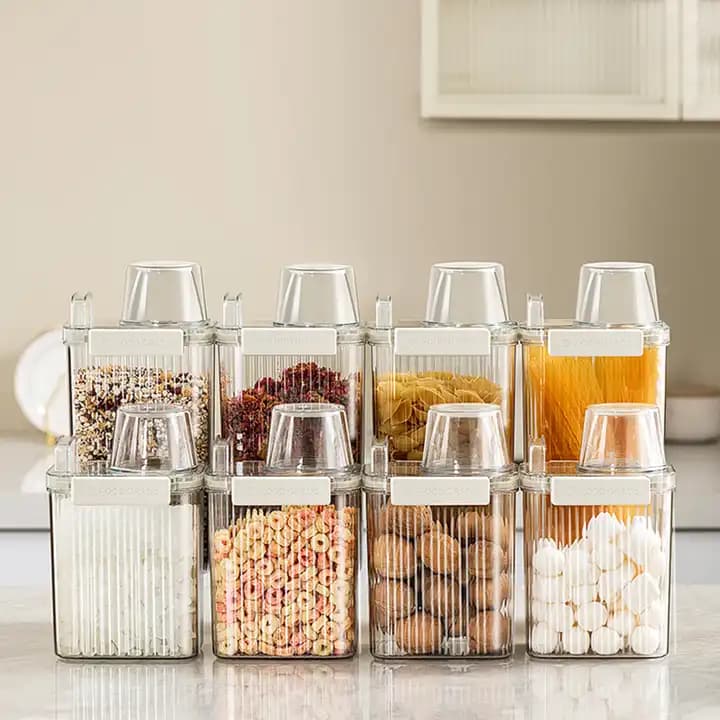 ظرف حبوبات کاپ دار1800میلgoodgrips — تصویر ۶