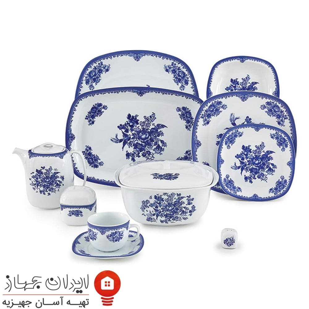 سرویس چینی فلورانس کواترو 98 پارچه 12 نفره — تصویر ۷