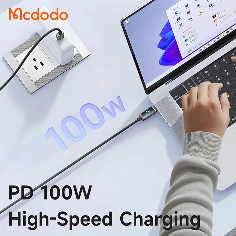 کابل Type-C مک دودو مدل CA-4250 100W — تصویر ۸