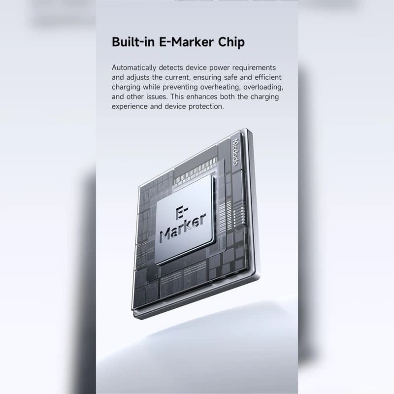 کابل Type-C به Type-C مک دودو 100w مدل CA-8200 — تصویر ۶