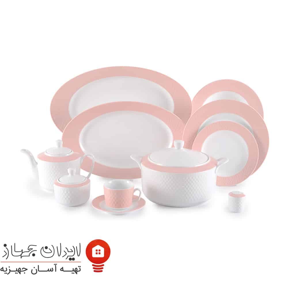 سرویس چینی ماربل رادیانس 102 پارچه 12 نفره