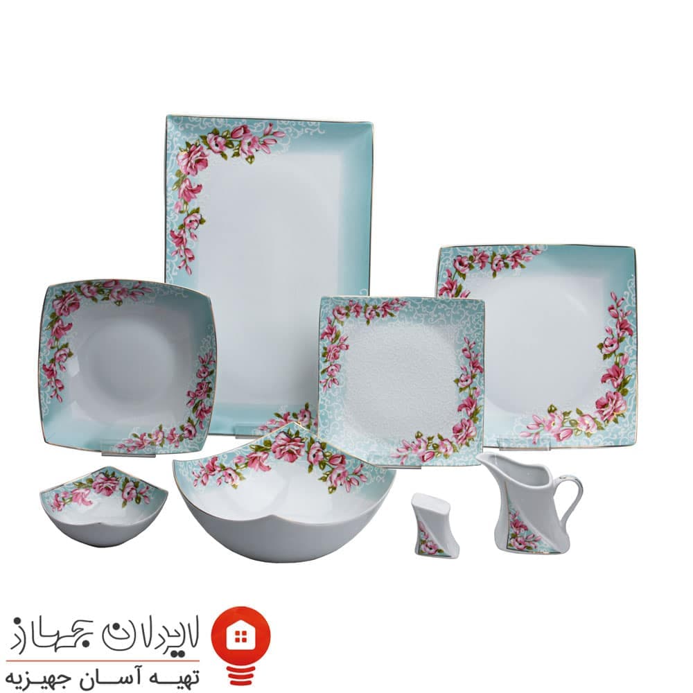 سرویس غذا خوری 30 پارچه پارمیس طرح BS-narmila