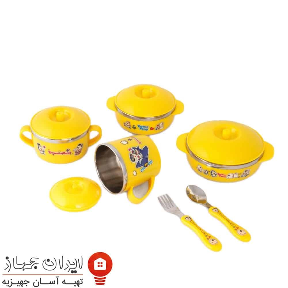 ظرف غذا 10 تکه کودک مدل BS-SA-Bl