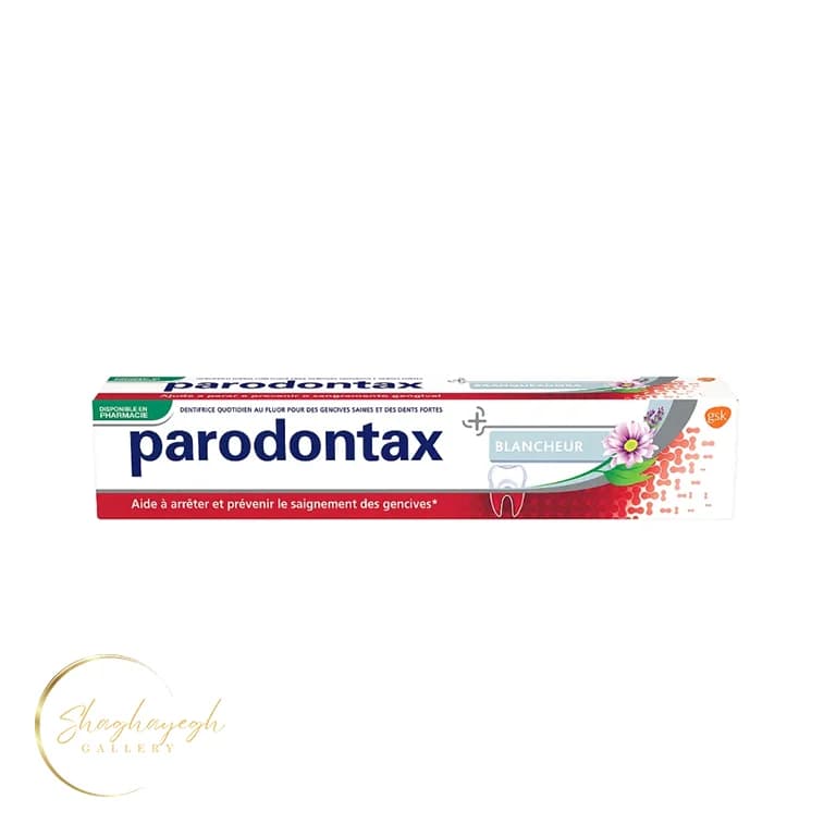 خمیر دندان ضد خونریزی لثه و سفید کننده پارودونتکس 75 میل Parodontax Whitening Toothpaste 75ml