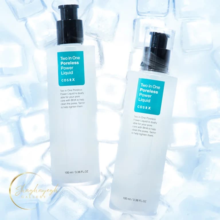 مایع جمع کننده منافذ و کنترل چربی دو کاره کوزارکس 100 میل COSRX Two In One Poreless Power Liquid 100ml — تصویر ۲