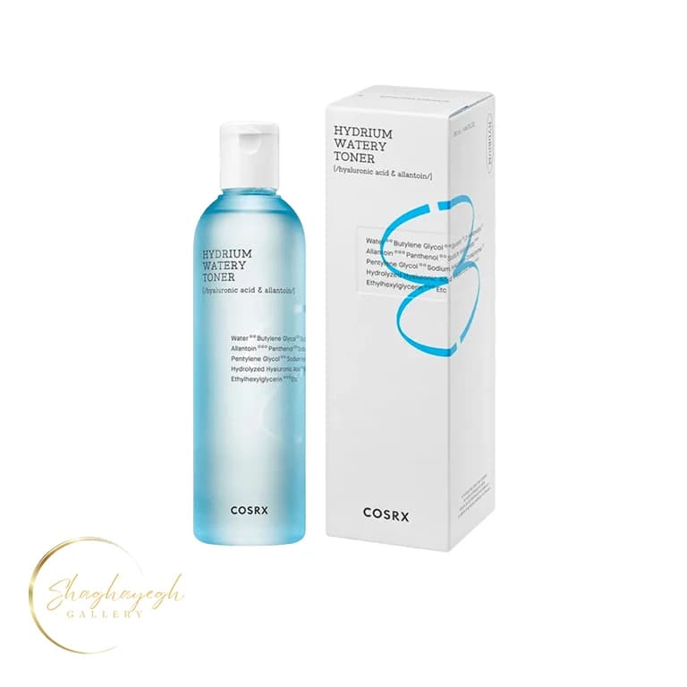 تونر ابرسان و تسکین دهنده هیالورونیک اسید کوزارکس 150 میل COSRX Hydrium Watery Toner 150ml