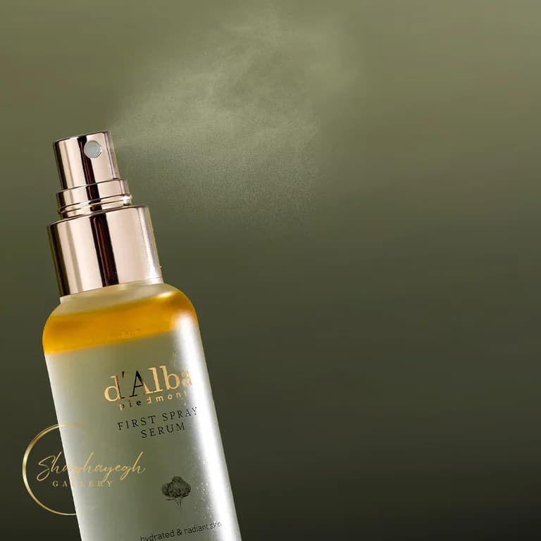 سرم اسپری ابرسان و درخشان کننده ترافل سفید دالبا 50 ميل dAlba White Truffle First Spray Serum 50ml — تصویر ۲