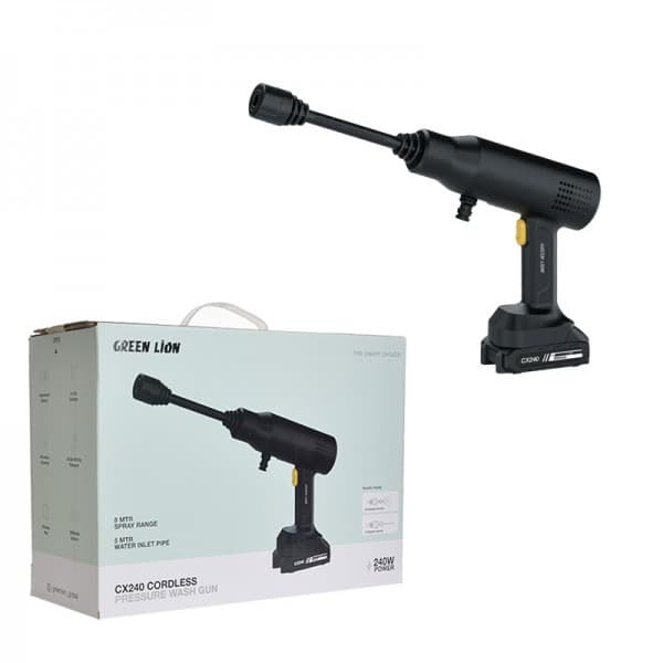 کارواش پرتابل شارژی گرین لاین مدل GNC240WGUN CX-240 — تصویر ۶
