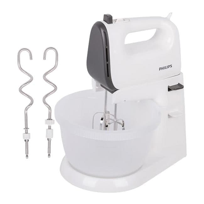 همزن برقی فیلیپس کاسه دار 450 وات ویوا کالکشن PHILIPS HR3745 — تصویر ۲