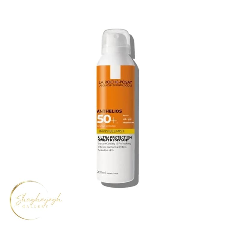 اسپری ضدافتاب بی‌رنگ SPF50+ لاروش پوزای 200میل La Roche-Posay Anthelios Invisible Spray SPF50+ 200ml
