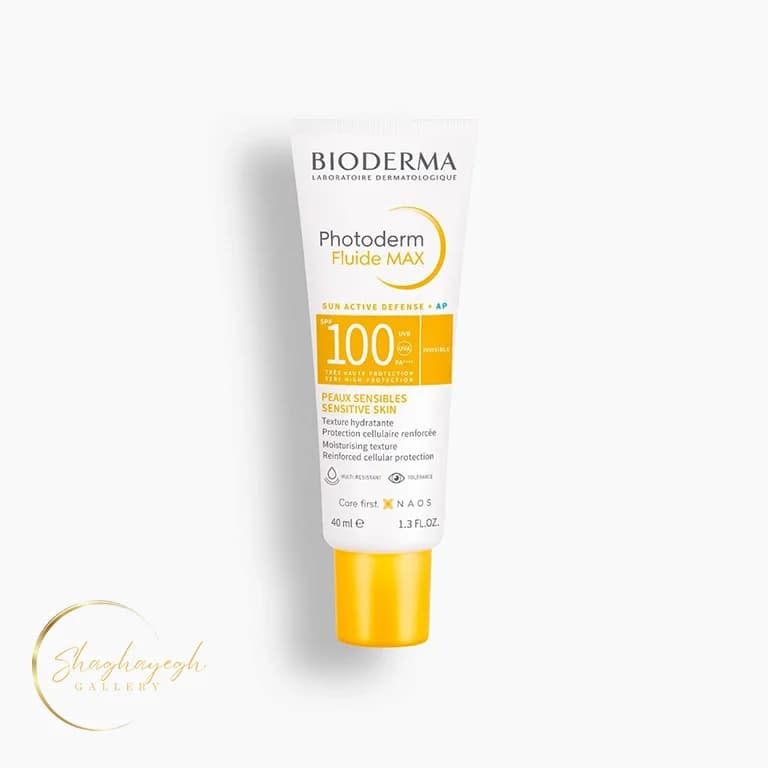 ضدافتاب فلوئید بایودرما فوتودرم مکس SPF100 پوست حساس40میل Bioderma Photoderm Fluide MAX SPF100 Sensitive Skin 40ml