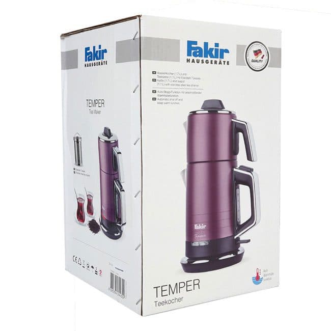 چای ساز برقی 1800 وات فکر TEMPER FAKIR TEA MAKER — تصویر ۴