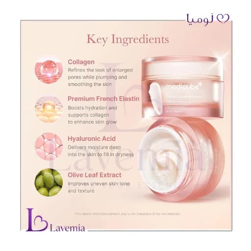 کرم کلاژن سه‌گانه ابرسان و تقویت‌کننده پوست مدیکیوب ۵۰ میل Medicube Triple Collagen Cream 4.0 50ml — تصویر ۴