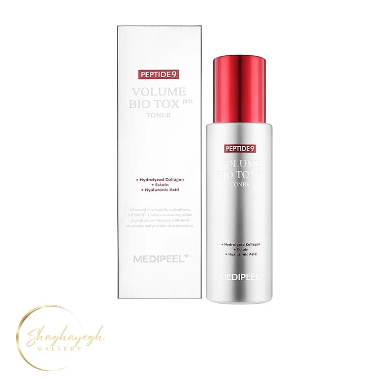 تونر حجم دهنده پپتاید 9 مدی پیل 250 میل Medipeel Peptide 9 Volume Bio Tox Toner Pro 250ml