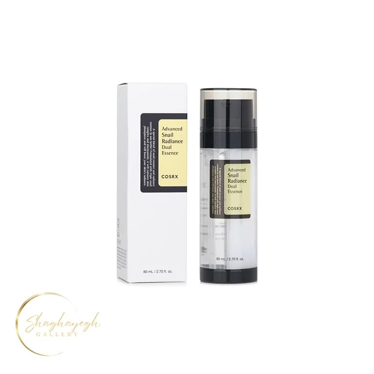 اسنس روشن کننده دوگانه حلزون کوزارکس ۸۰ میل COSRX Advanced Snail Radiance Dual Essence 80ml