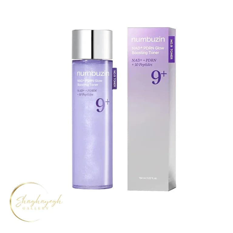 تونر تقویتی درخشان‌کننده NAD+ PDRN نامبوزین ۱۵۰ میل Numbuzin No.9 NAD+ PDRN Glow Boosting Toner 150ml