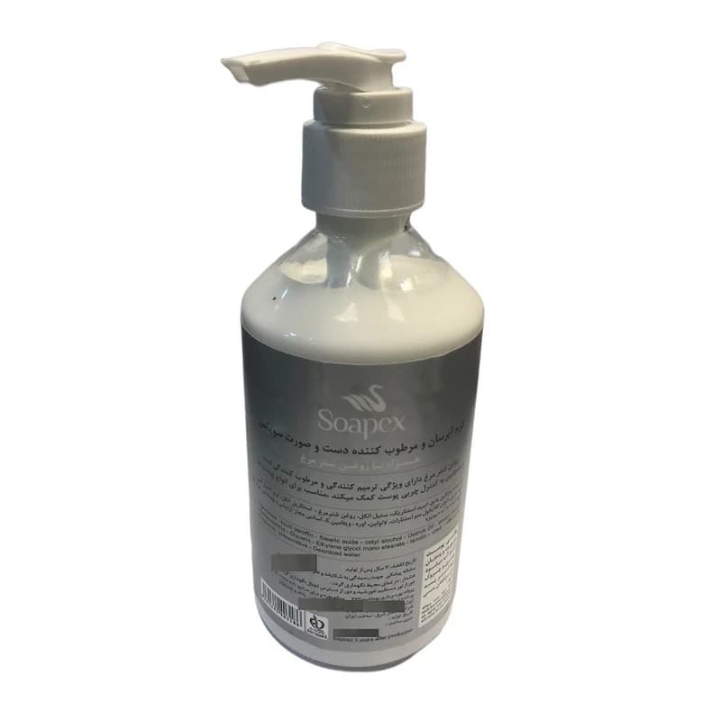 کرم آبرسان سوپکس پمپی مدل روغن شتر مرغ حجم 250 میلی‌لیتر — تصویر ۳