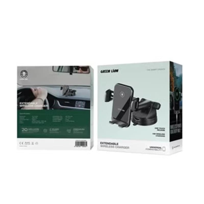 پایه نگهدارنده و شارژر وایرلس 15W گوشی موبایل گرین لاین مدل GNEXTCHRDR — تصویر ۳