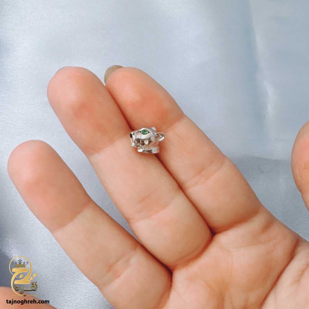گوشواره نقره زنانه طرح پنتر مدل ESW E66 — تصویر ۶