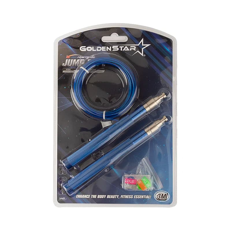 طناب سرعتی بدنسازی کراس فیت گلدن استار GS-0808