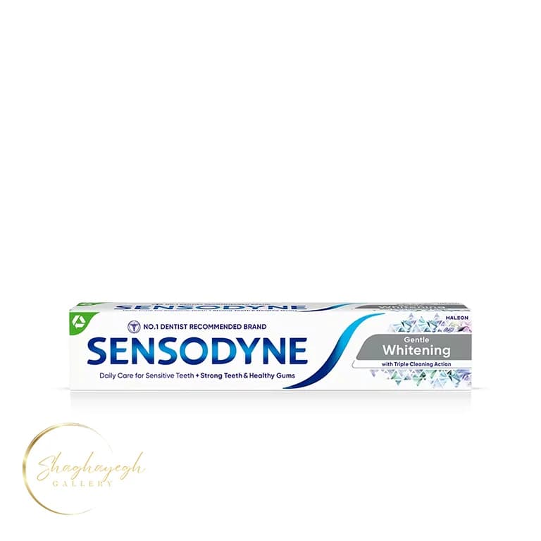 خمیردندان سنسوداین جنتل وایتنینگ ۱۰۰ گرم Sensodyne Gentle Whitening