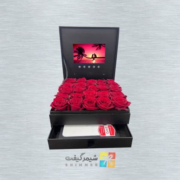 باکس گل با صفحه نمایش فیلم LCD