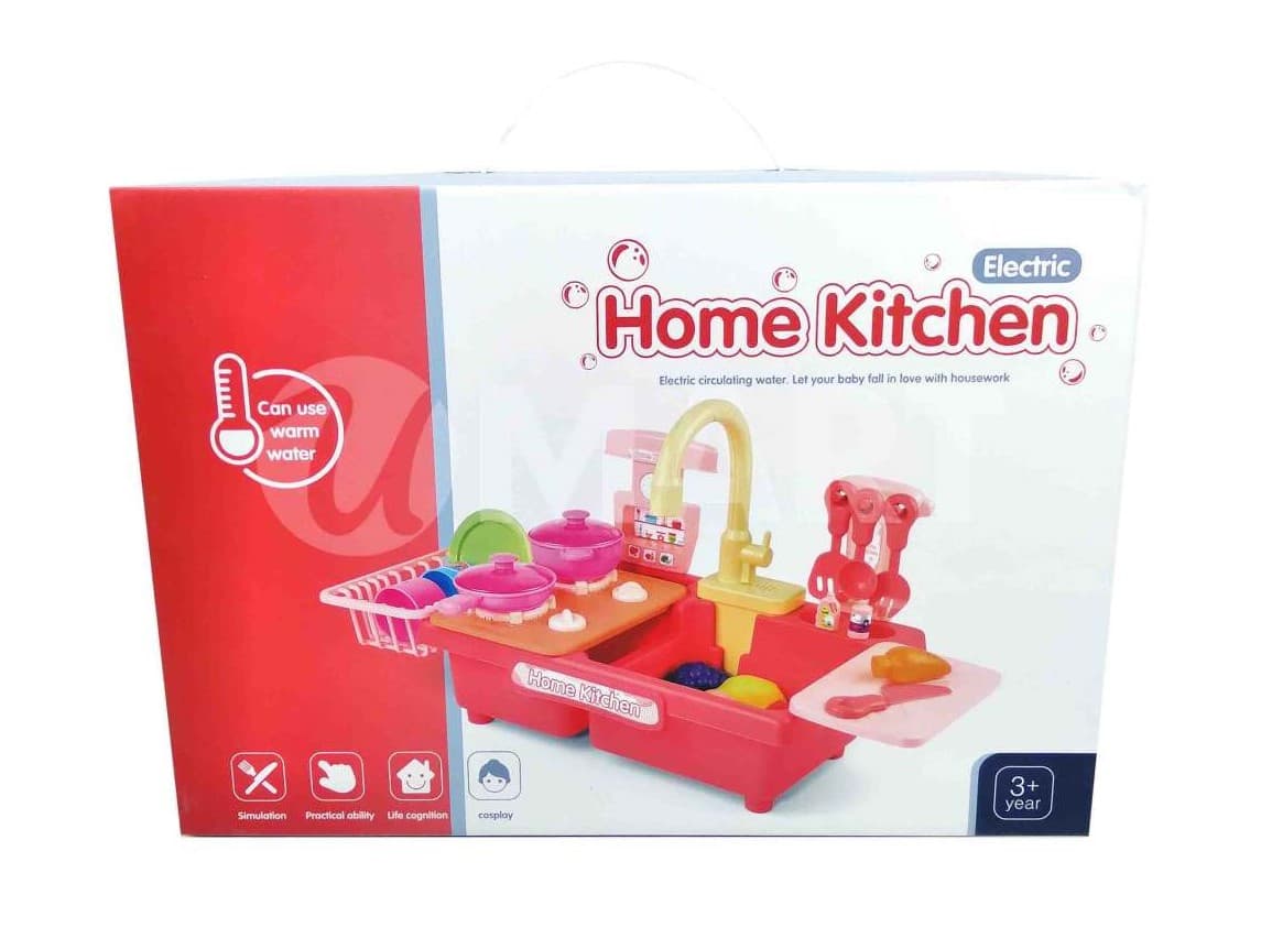 ست اسباب بازی آشپزخانه طرح سینک مدل HOME KITCHEN — تصویر ۲