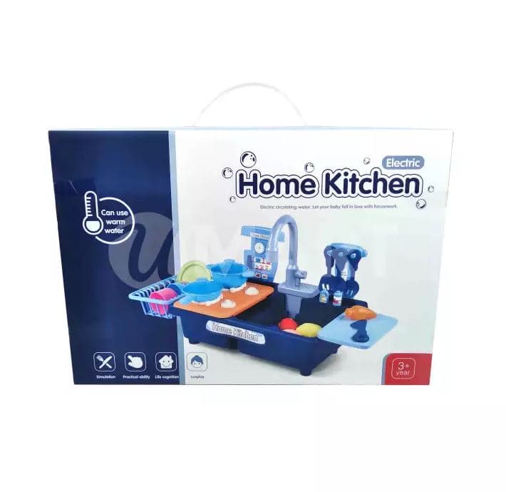 ست اسباب بازی آشپزخانه طرح سینک مدل HOME KITCHEN — تصویر ۳