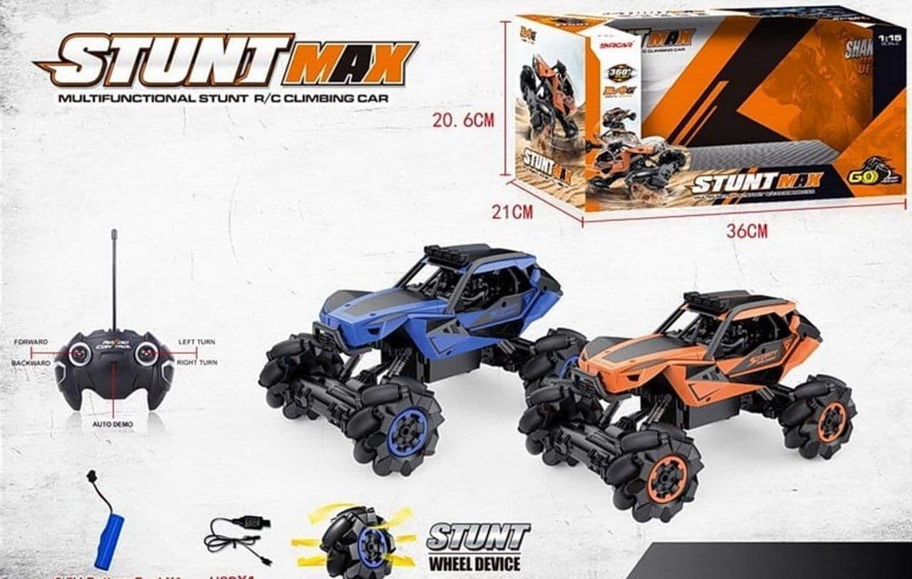 ماشین کنترلی آفرود سرعتی مدل STUNT MAX — تصویر ۶