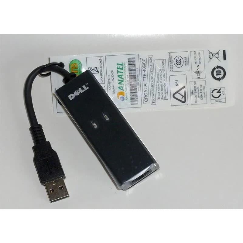 فکس مودم USB دل مدل V.92/56k — تصویر ۲