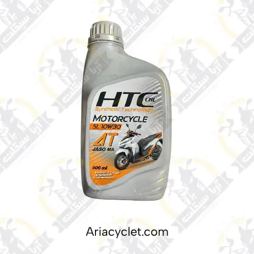 روغن موتور سیکلت HTC مدل SL 10W30 حجم 800 میلی لیتر