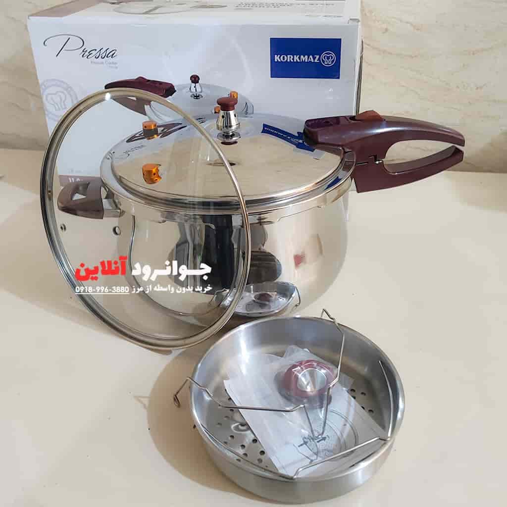 زودپز روگازی کرکماز 11 لیتر مدل Korkmaz 11L 773 06 — تصویر ۴