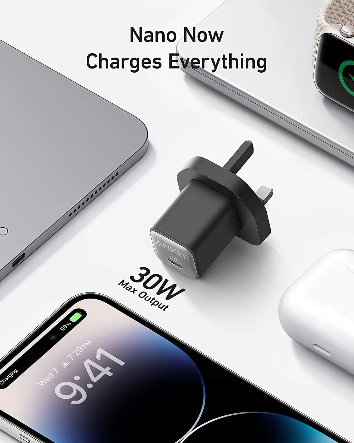 شارژر دیواری انکر مدل Anker 511 Charger Nano 3 30W A2147g21 — تصویر ۴