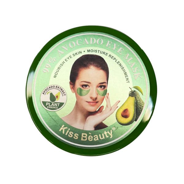 ماسک زیر چشم آوواکادو ۶۰ عددی کیس بیوتی KISS BEAUTY