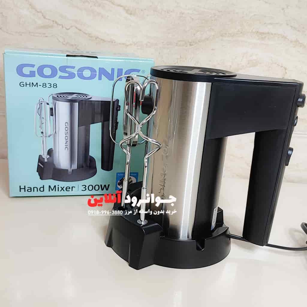 همزن دستی گوسونیک پایه دار مدل GHM-838 ارسال 100 هزار — تصویر ۳