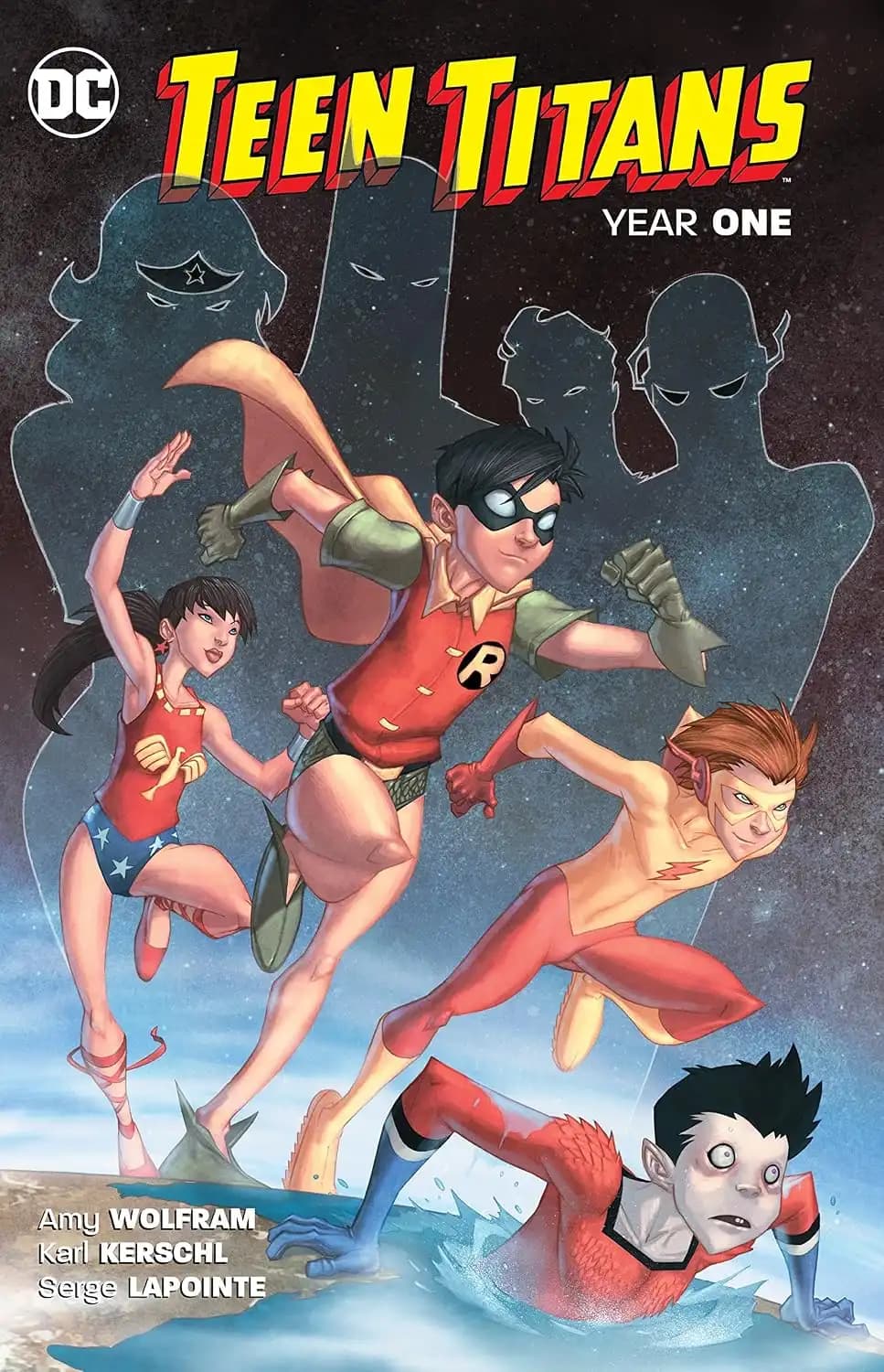 کتاب تایتان‌های نوجوان: سال اول ۱ (Teen Titans: Year One 1) نسخه انگلیسی PDF | ایمی ولفرام